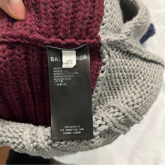 Authentic balenciaga high neck runway sweater - Picture 6 of 7